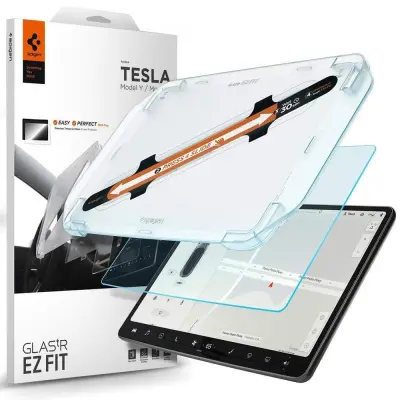 SPIGEN KALJENO STEKLO ZA TESLA MODEL Y 3 GLAS.TR EZ FIT ZANESLJIVA ZAŠČITA