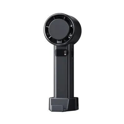 Mini ventilator 4800mAh z 13000 rpm in polprevodniškim hlajenjem Black