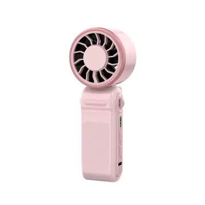 Prenosni zložljivi ročni ventilator, mini turbina 2000mAh Pink