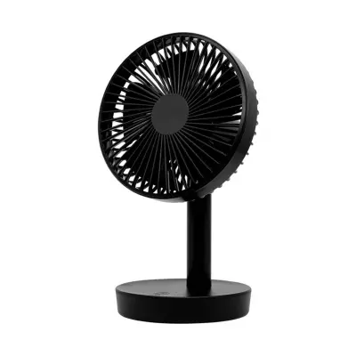 Polnilni namizni ventilator 4000mAh, 3 hitrosti, 150° oscilacija Black
