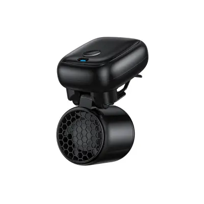 Prenosni USB polnljiv mini spončni ventilator z 1200mAh baterijo Black