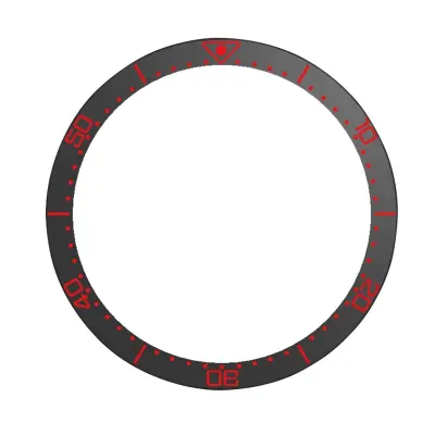 Nadomestni obroč z luskastim vzorcem za Garmin Fenix 8/Tactix 8 51mm Black/Red