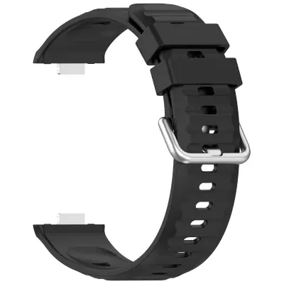 Zamenjava/kompatibilni del – Huawei Watch Fit silikonski trak, črn