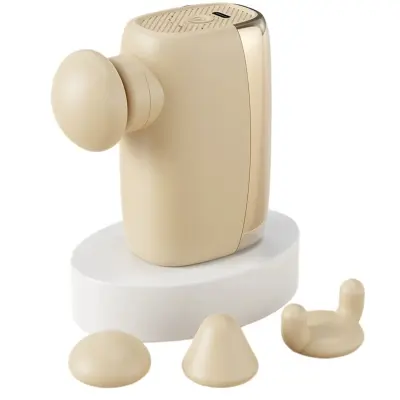 Mini masažna pištola z brezkrtačnim motorjem 25W prenosna Beige