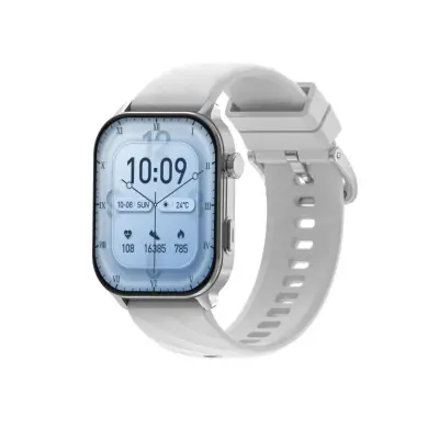 G21 pametna ura z Bluetooth klici, 2.01 inch HD zaslon, 5-GNSS Silver