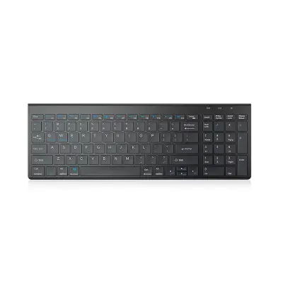 Brezžična tipkovnica Dual-Mode Bluetooth 5.0/3.0 z 2v1 sprejemnikom Black