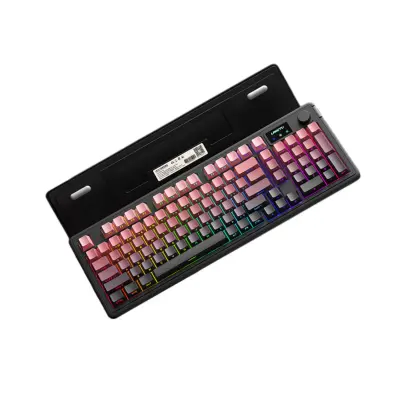 L98 tri-mode brezžična tipkovnica — žična, 2.4G, Bluetooth, RGB