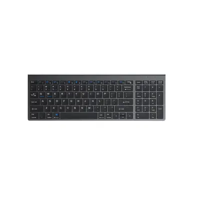 Brezžična tipkovnica Dual-Mode Bluetooth 5.0/3.0 z 2v1 sprejemnikom Gun Black