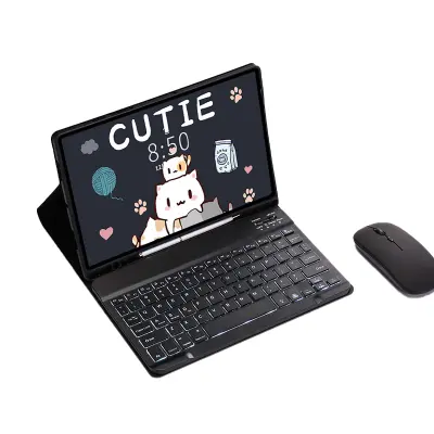 Komplet etuija za tablični računalnik + Bluetooth tipkovnica in miška za Samsung Tab S6 Lite 10,4 palca   Samsung Galaxy Tab S6 lite 10,4"
