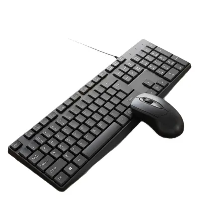 Žični komplet tipkovnice in miške, polna velikost, USB 1.5m