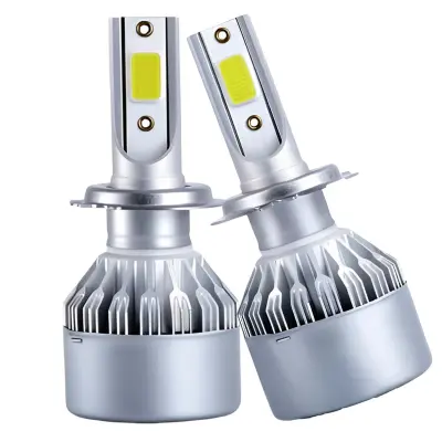 Komplet 2 LED žarnic C6 H7 24W za avtomobilske žaromete, visoka intenzivnost osvetlitve