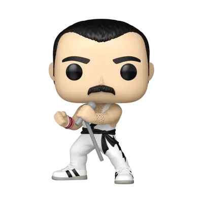 Figura FUNKO POP ROCKS: QUEEN - FREDDIE MERCURY (WHITE SINGLET)