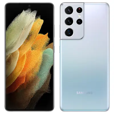Obnovljeno - znaki rabe - Ecofone S21 Ultra 5G srebrn 512 GB 16 GB ram