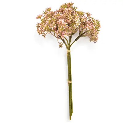 umetna gipsofila plastika Viridis Gypsophila 30cm bela 6kos