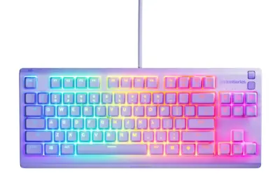 Tipkovnica STEELSERIES Apex 3 TKL vijolična