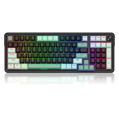 REDRAGON Eisa Magnetic K686BG-RGB-M mehanska tipkovnica črne in zelene barve