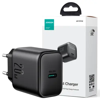 JOYROOM JR-TCF20 PD 20W POLNILEC ZA TELEFONE USB-C PRIKLJUČEK HITRO POLNJENJE