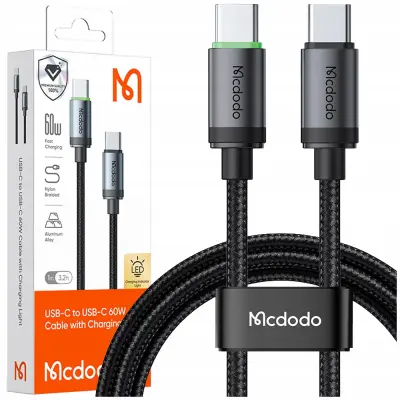 MCDODO USB-C KABEL ZA HITRO POLNJENJE ZA SAMSUNG APPLE USB TIPA C 3A 60W 1M