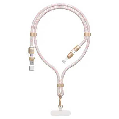 DUDAO 4V1 KABELSKA VRVICA USB-A USB-C NA LIGHTNING PD QC 65W 1,5M ZA TELEFONE