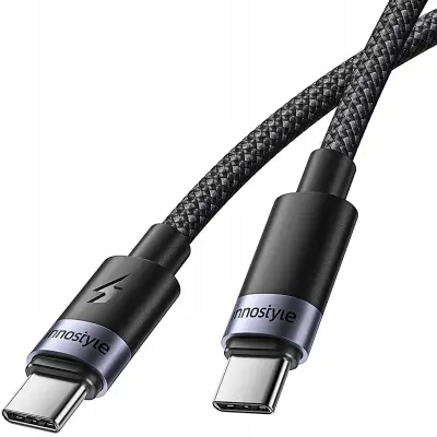 INNOSTYLE USB-C KABEL ZA HITRO POLNJENJE ZA SAMSUNG APPLE USB TIPA C 60W 1M