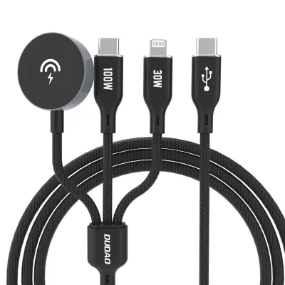 DUDAO KABEL S POLNILCEM ZA APPLE WATCH A12MAX+ 3V1 ZA IPHONE 12 13 14 1.2M