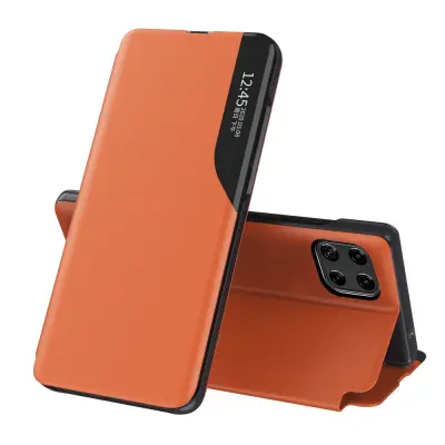 HURTEL OVITEK VIEW IZ EKO USNJA ZA SAMSUNG GALAXY A22 4G ZAŠČITA Z ZAKLOPKOM