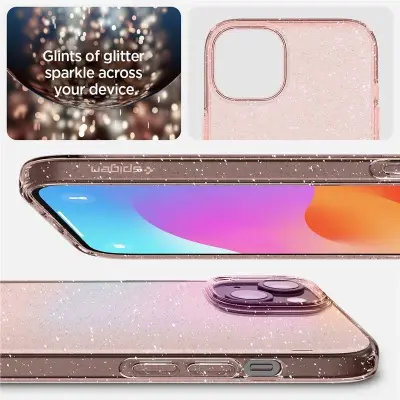 SPIGEN OVITEK ZA IPHONE 15 PLUS LIQUID CRYSTAL COVER ROZA PROZOREN