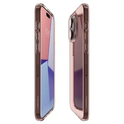OVITEK SPIGEN CRYSTAL FLEX ZA IPHONE 15 PRO MAX Z ZAŠČITO PROZOREN