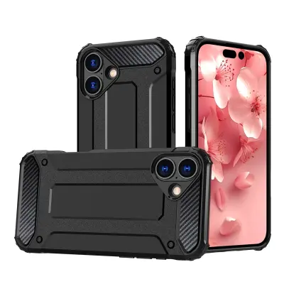 HURTEL HYBRID ARMOR OVITEK ZA APPLE IPHONE 16 ZAŠČITA PROTI PADCU