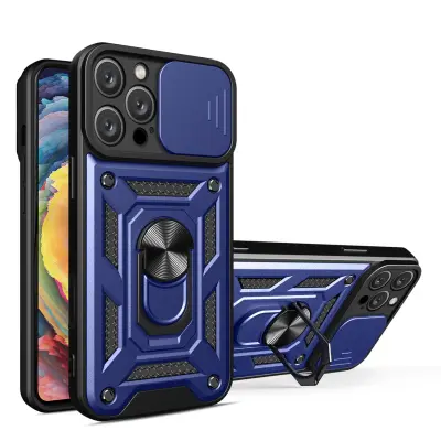 HURTEL HYBRID ARMOR CAMSHIELD OVITEK ZA IPHONE 16 PRO MAX S POKRIVOM ZA KAMERO