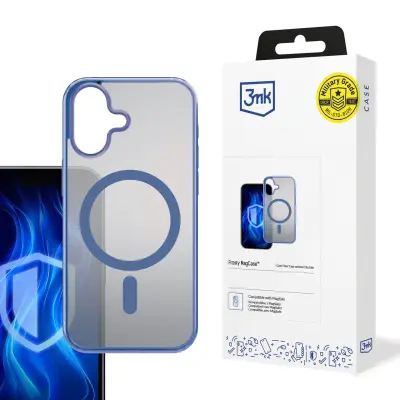 APPLE IPHONE 16 - 3MK FROSTY MAGCASE BLUE