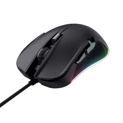 Demo - Miška TRUST GAMING GXT 922 YBAR ECO, žična, črna