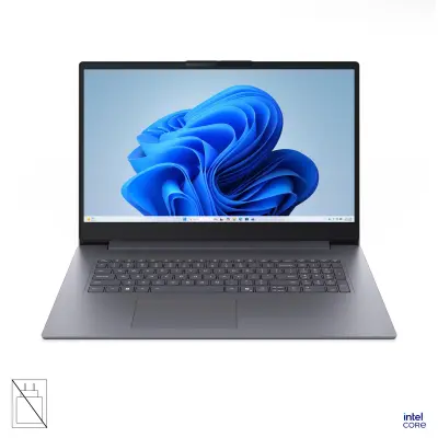 Prenosnik LENOVO IdeaPad Slim 3 43,9 cm (17,3"), Intel Core i5 320, 16 GB RAM, 1 TB SSD, UMA, W11H, siv, brez napajalnika
