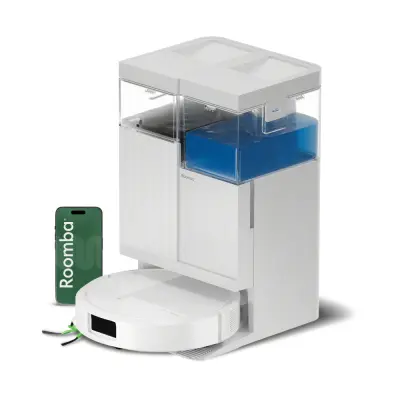 Robotski sesalnik iROBOT Roomba® Plus 515 Combo robot + AutoWash™ Postaja White
