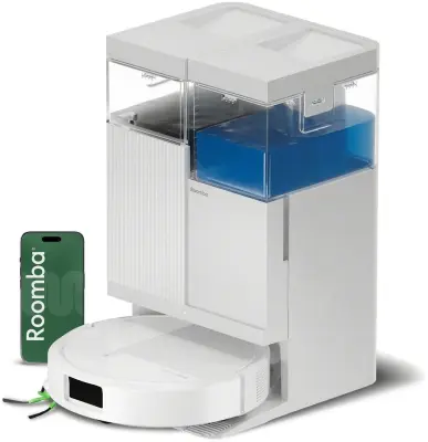 Robotski sesalnik iROBOT Roomba® Plus 515 Combo robot + AutoWash™ Postaja White
