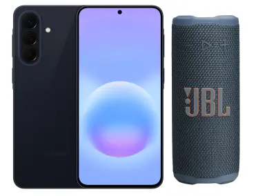 Pametni telefon SAMSUNG GALAXY A57 A576 128 GB, temno moder + zvočnik JBL GRIP BL