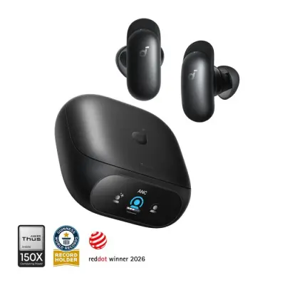 Brezžične slušalke Soundcore Liberty 5 Pro, črne