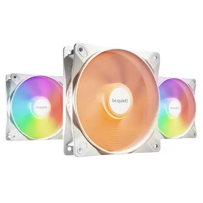 Ventilator BE QUIET! LIGHT WINGS LX (BL122), RGB, 120mm, 4-pin PWM 3x, bel