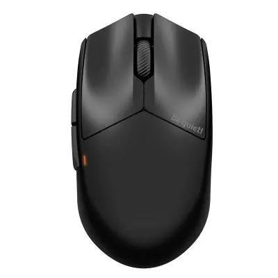Miška BE QUIET! Dark Perk SYM, brezžična, simetrična, optična, črna
