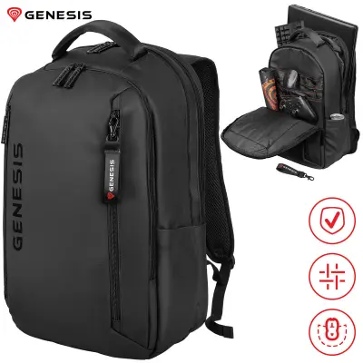 Nahrbtnik GENESIS PALLAD 510 univerzalni 2v1, za prenosnike do 43,9 cm (17,3"), 23 l, potovalni/gaming