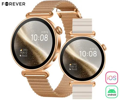 Pametna ura FOREVER ROSADUST SB-380, roza zlata (Rose Gold)