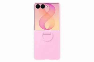 Ovitek SAMSUNG GALAXY Z FLIP8 SILICONE RING MAGNET, roza