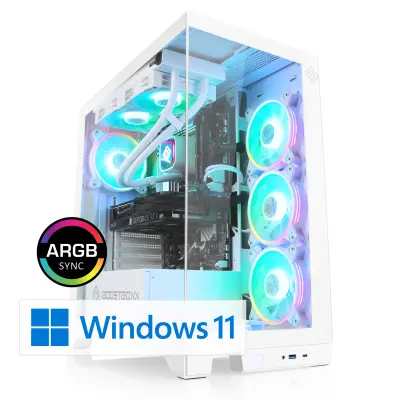 CSL Gaming PC M10730H, AMD Ryzen 7 7700 (8x3800 MHz), GeForce RTX 4060 Ti, 32 GB DDR5-RAM, SSD 2 TB, Windows 11 Home