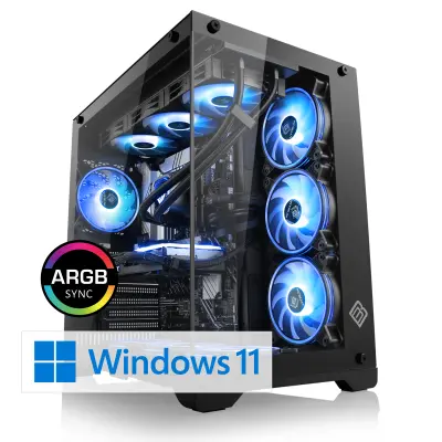 CSL Gaming PC M12030H, Intel Core Ultra 9 285K (8x3700 MHz), GeForce RTX 5070 Ti, 32 GB DDR5-RAM, SSD 2 TB, Windows 11 Home