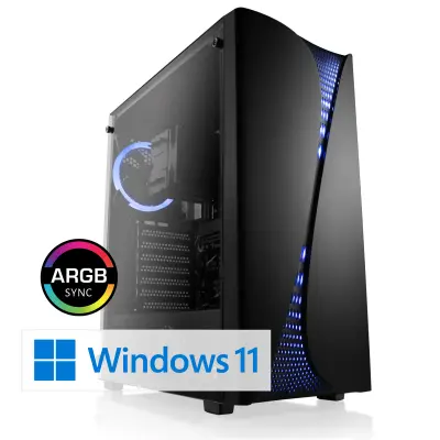 CSL Gaming PC M10850H, AMD Ryzen 7 5700G (8x3800 MHz), AMD Radeon Graphics, 16 GB DDR4-RAM, SSD 1 TB, Windows 11 Home