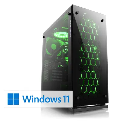 CSL Gaming PC M11760H, Intel Core Ultra 7 265KF (8x3900 MHz), GeForce RTX 4060, 16 GB DDR5-RAM, SSD 1 TB, Windows 11 Home