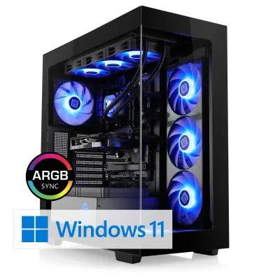 CSL Gaming PC M12170H, Intel Core Ultra 9 285K (8x3700 MHz), GeForce RTX 5070 Ti, 64 GB DDR5-RAM, SSD 2 TB, Windows 11 Home