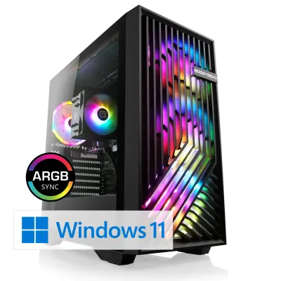 CSL Gaming PC M10940H, AMD Ryzen 7 7700 (8x3800 MHZ), AMD Radeon Graphics, 16 GB DDR5-RAM, SSD 1 TB, Windows 11 Home