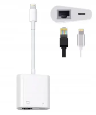 Zenwire BYL-2210 Lightning-Ethernet RJ45 LAN-adapter za iPhone in iPad