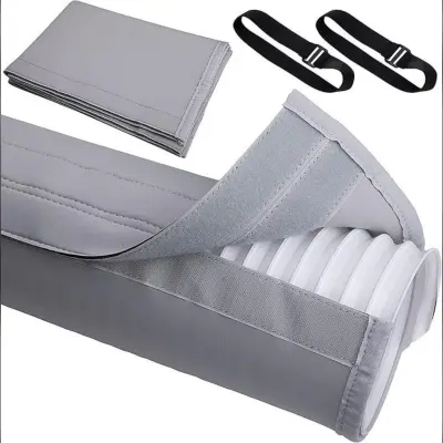 Poliester ovoj za cev prenosnega AC, 5 in/5.9in, 150x53cm Grey